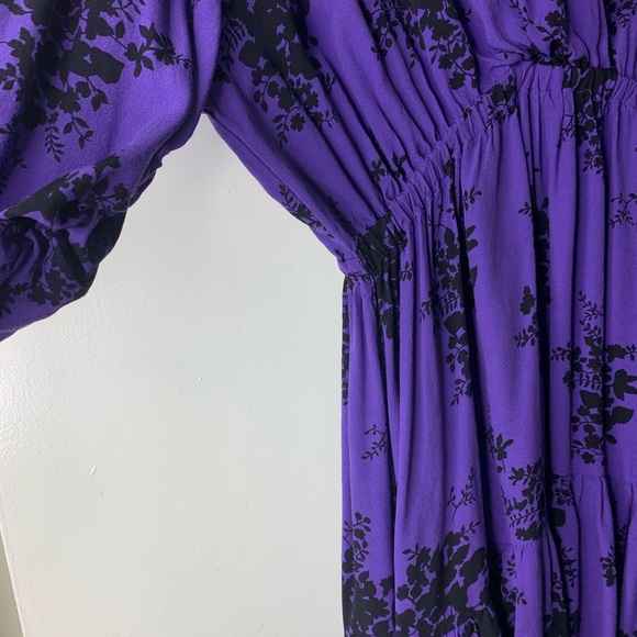 BLOGGERS FAVE/ ZARA DRESSES PURPLE/FLORAL PRINT SZ S - Picture 13 of 13